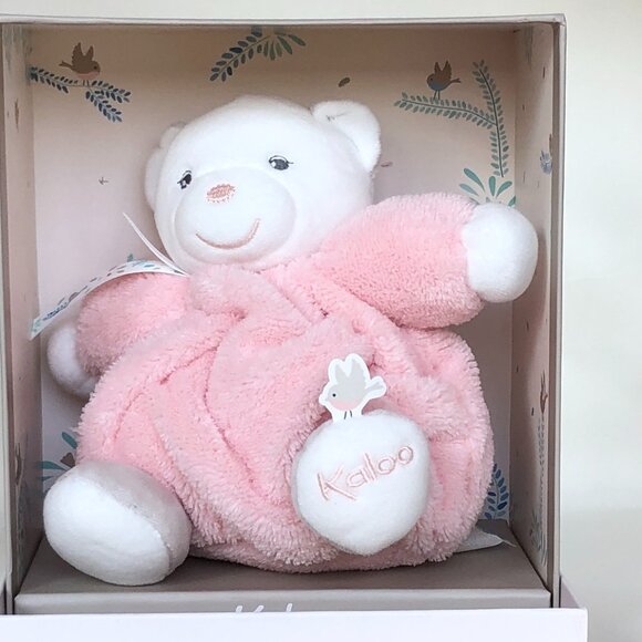 Kaloo Brand New Pink Bear Soft Stuffed Animal Toy for Baby 🐻🎀 - Picture 7 of 14